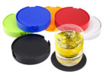 Set de Posavasos Plásticos Redondos