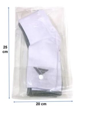 «20X25» Bolsa PVC Con Broche