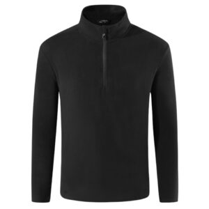 Polera II Capa Micropolar Liso Medio Cierre Hombre