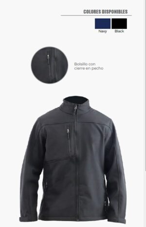 Chaqueta clásica softshell hombre