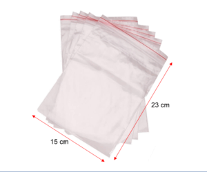 Bolsa Transparente Pp (Tipo Celofán)  Con Adhesivo