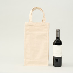 Bolsa de algodón 35x20x10 (cm)-dos botellas